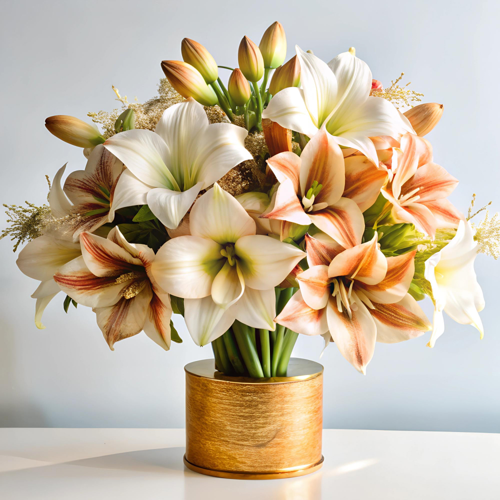 bouquets de lys à Verdun